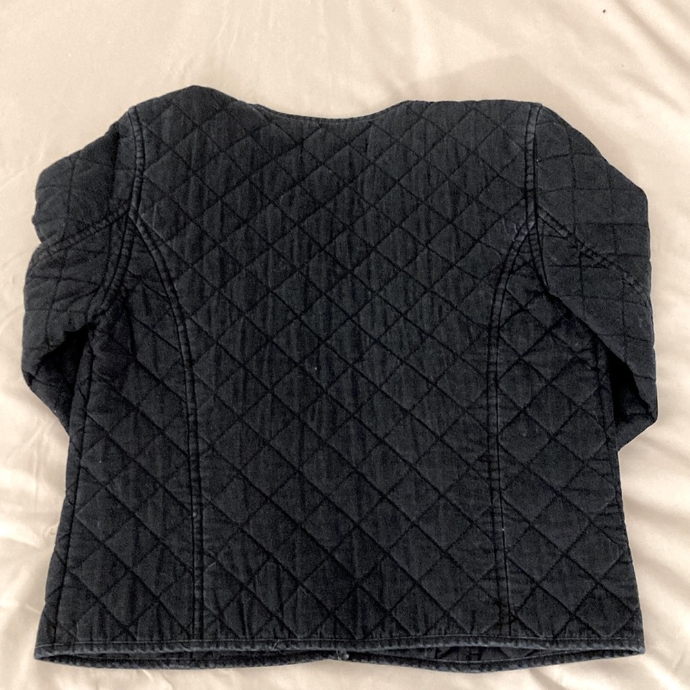 Ralph Lauren Jeans Dark Wash Quilted Denim Jacket - Picture 4 of 9